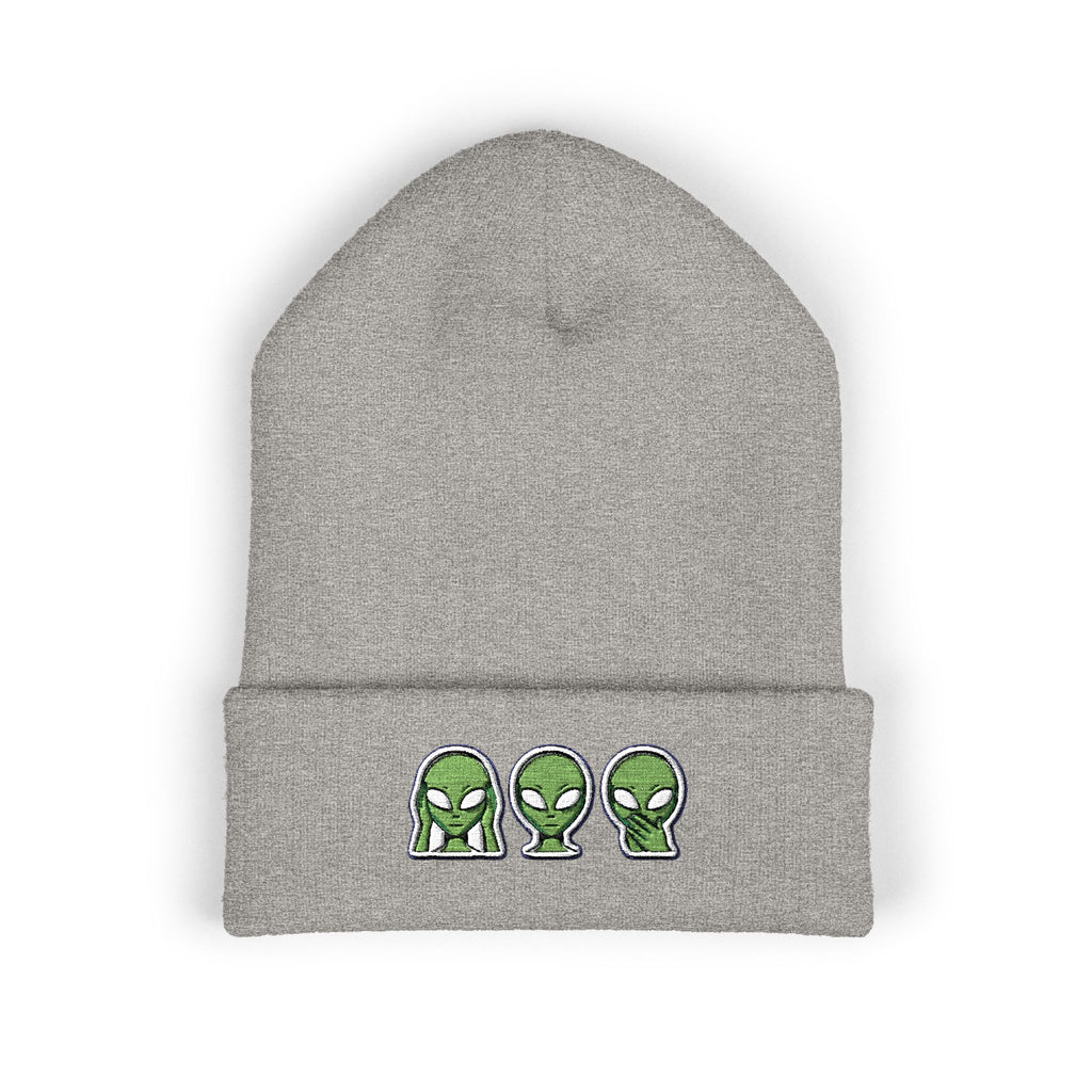 Aliens Embroidered Classic Cuffed Beanie
