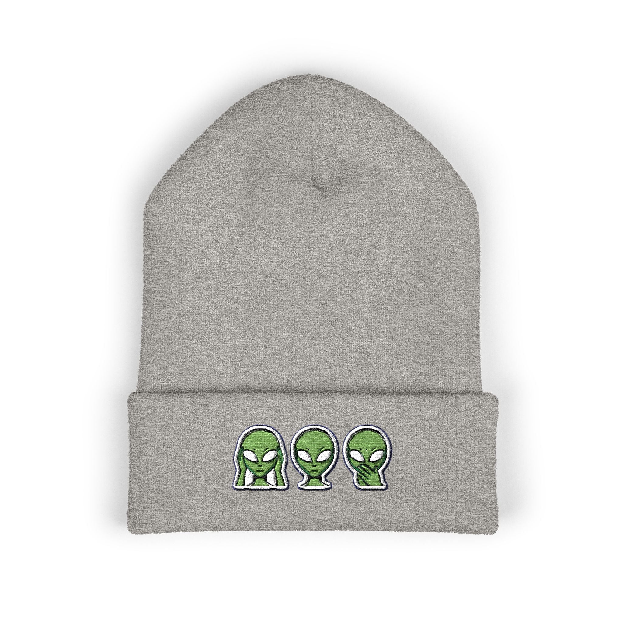 Aliens Embroidered Classic Cuffed Beanie