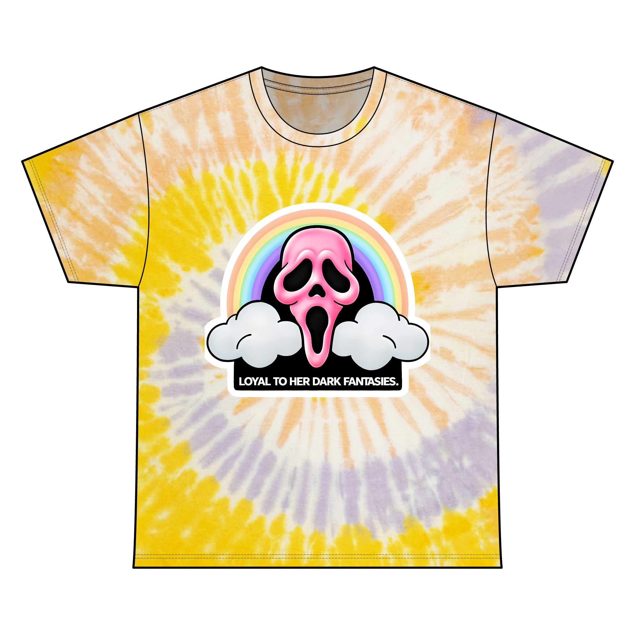 Ghostface Tie Dye Tee