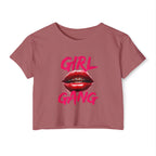 "Girl Gang" Cropped Tee