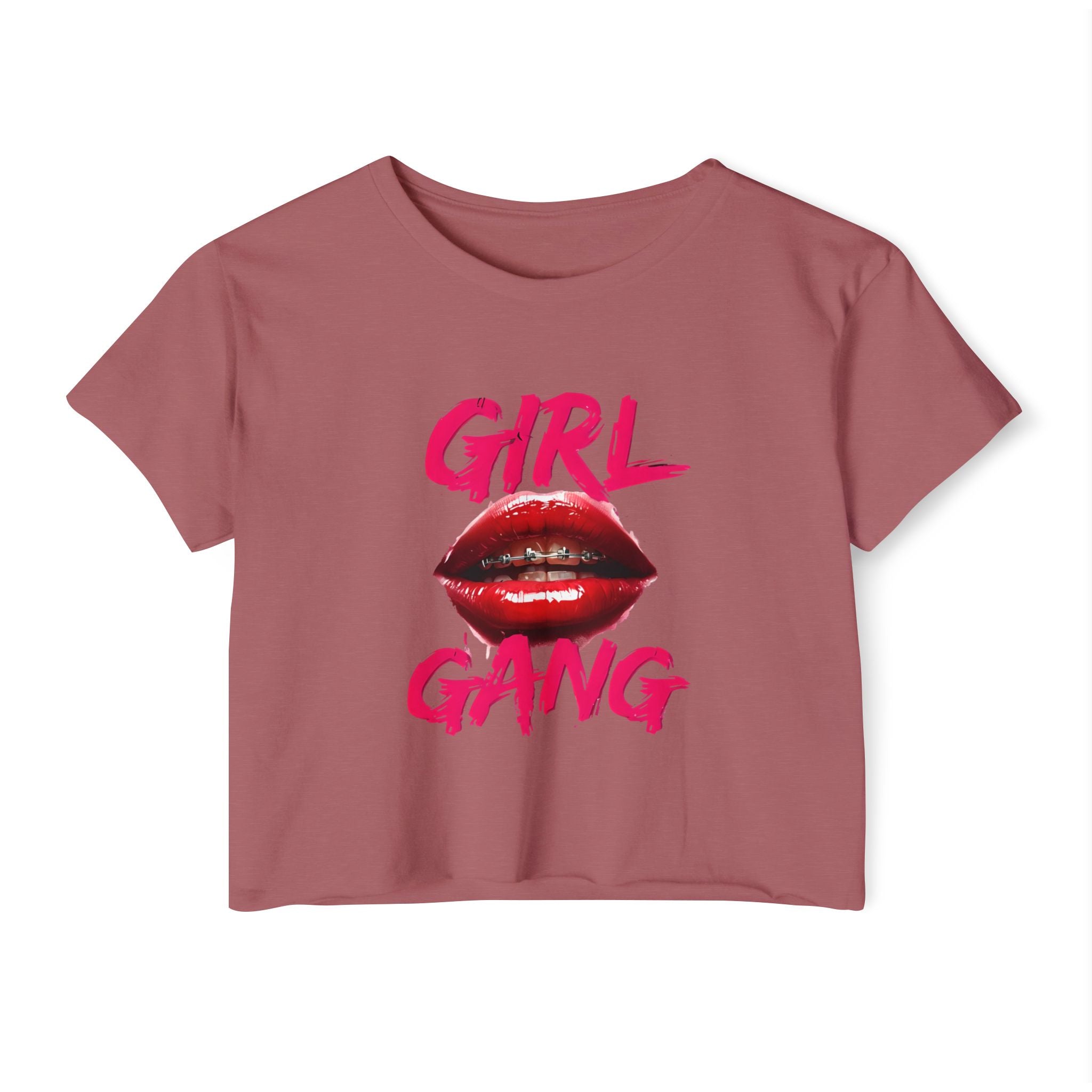 "Girl Gang" Cropped Tee