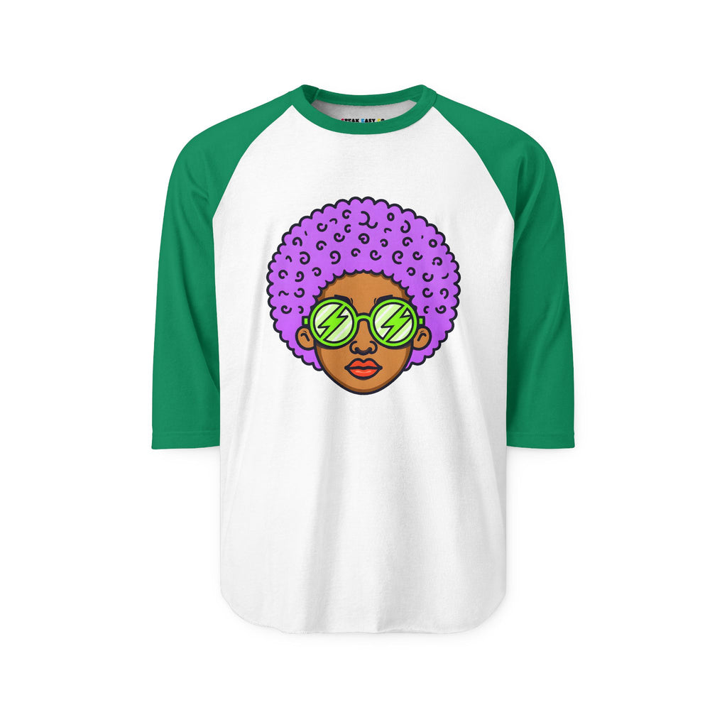 Afro 3/4th Sleeve Raglan Shirt