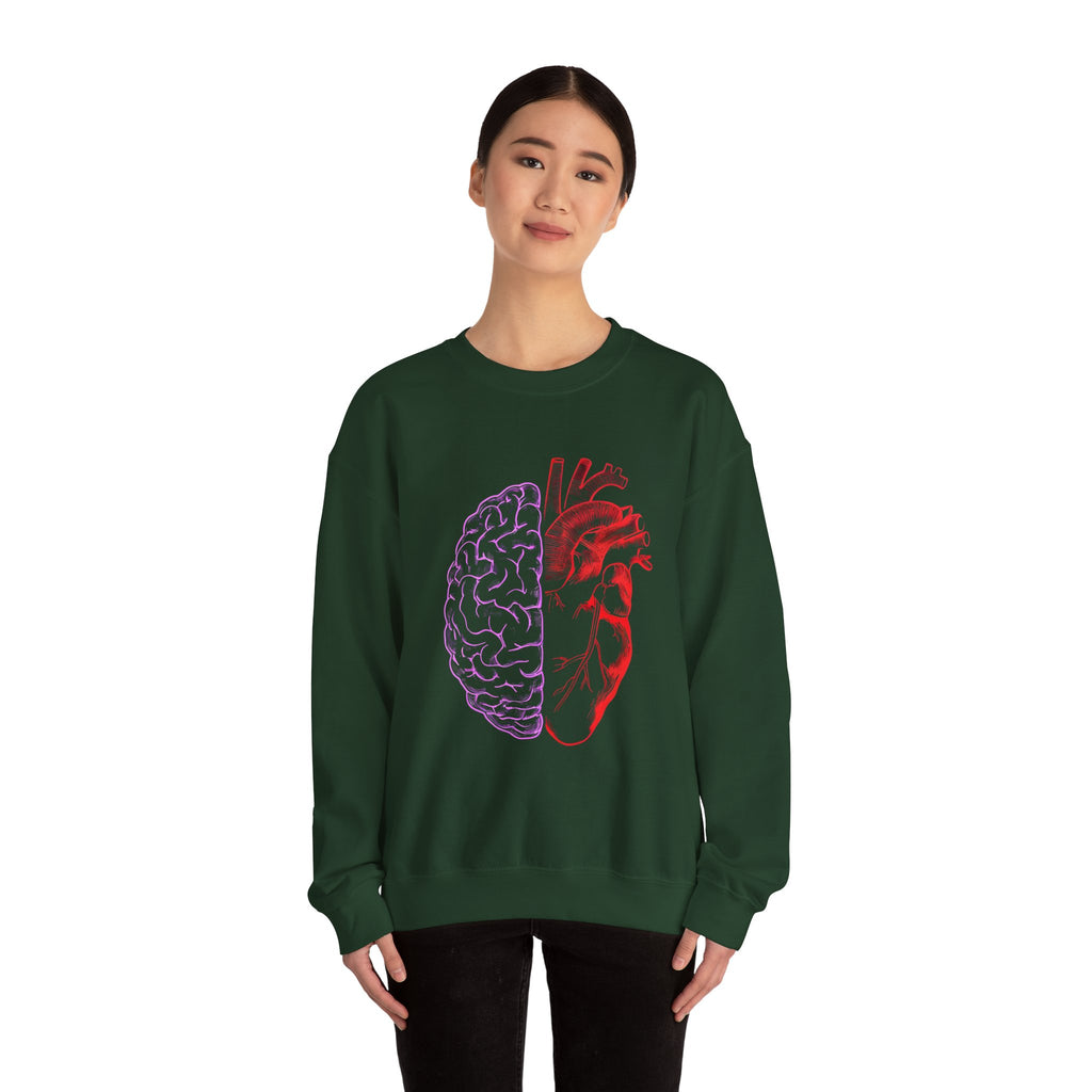 Heart & Brain Crewneck Sweatshirt