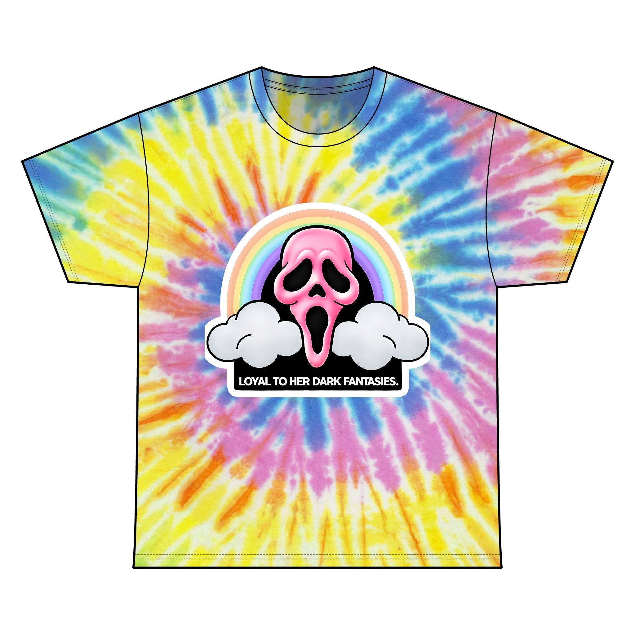 Ghostface Tie Dye Tee