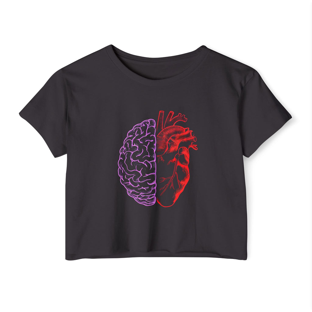 Heart & Brain Cropped Tee