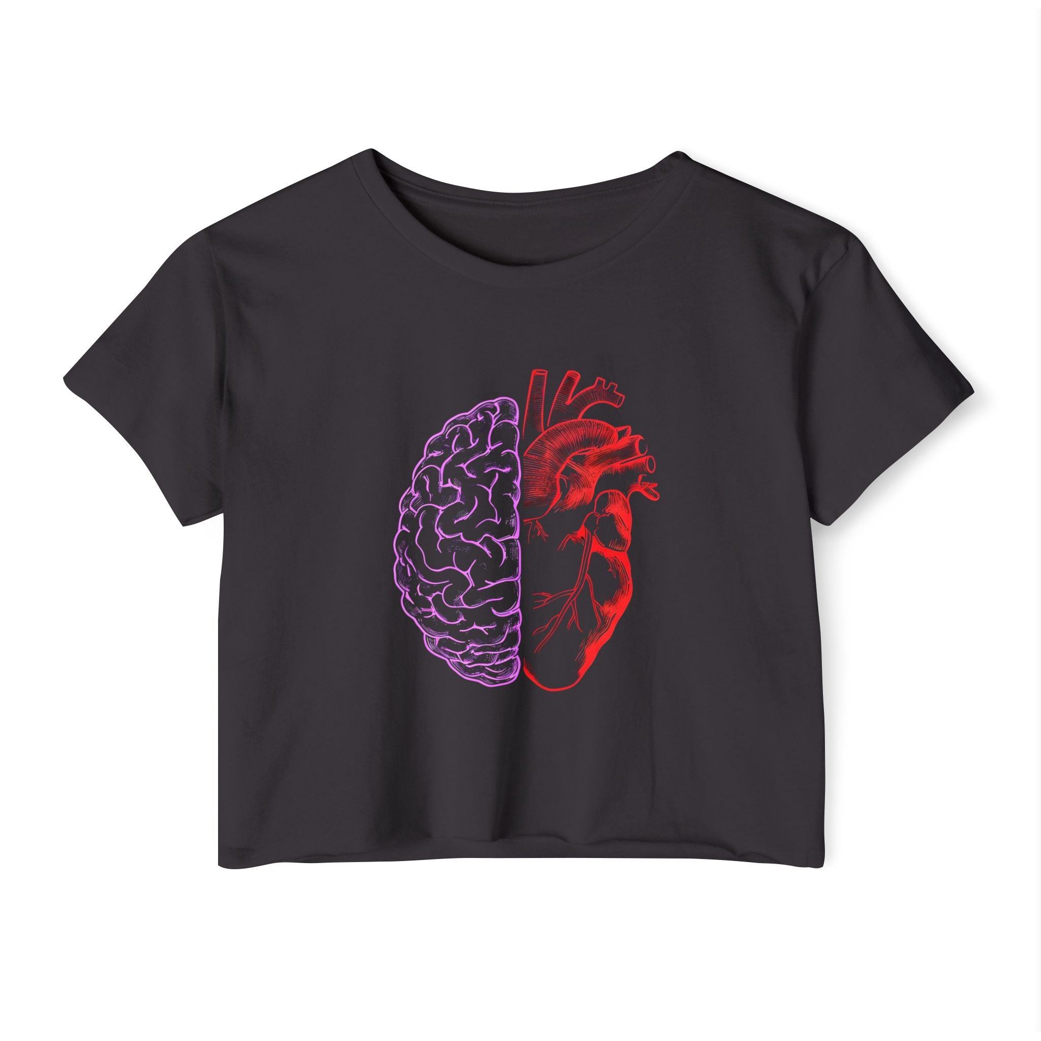 Heart & Brain Cropped Tee