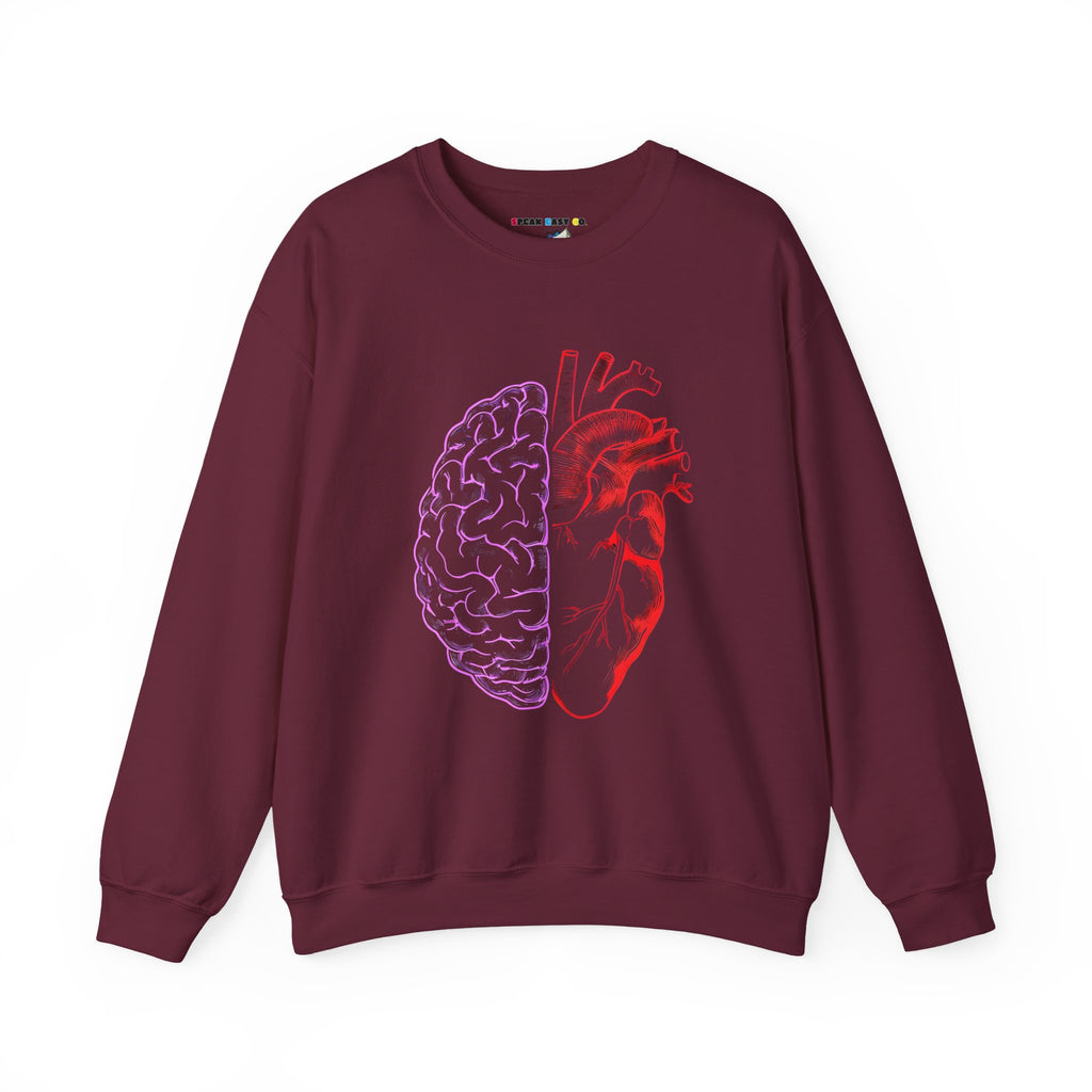 Heart & Brain Crewneck Sweatshirt