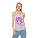 "Stay Dark" Tie-Dye Racerback Tank