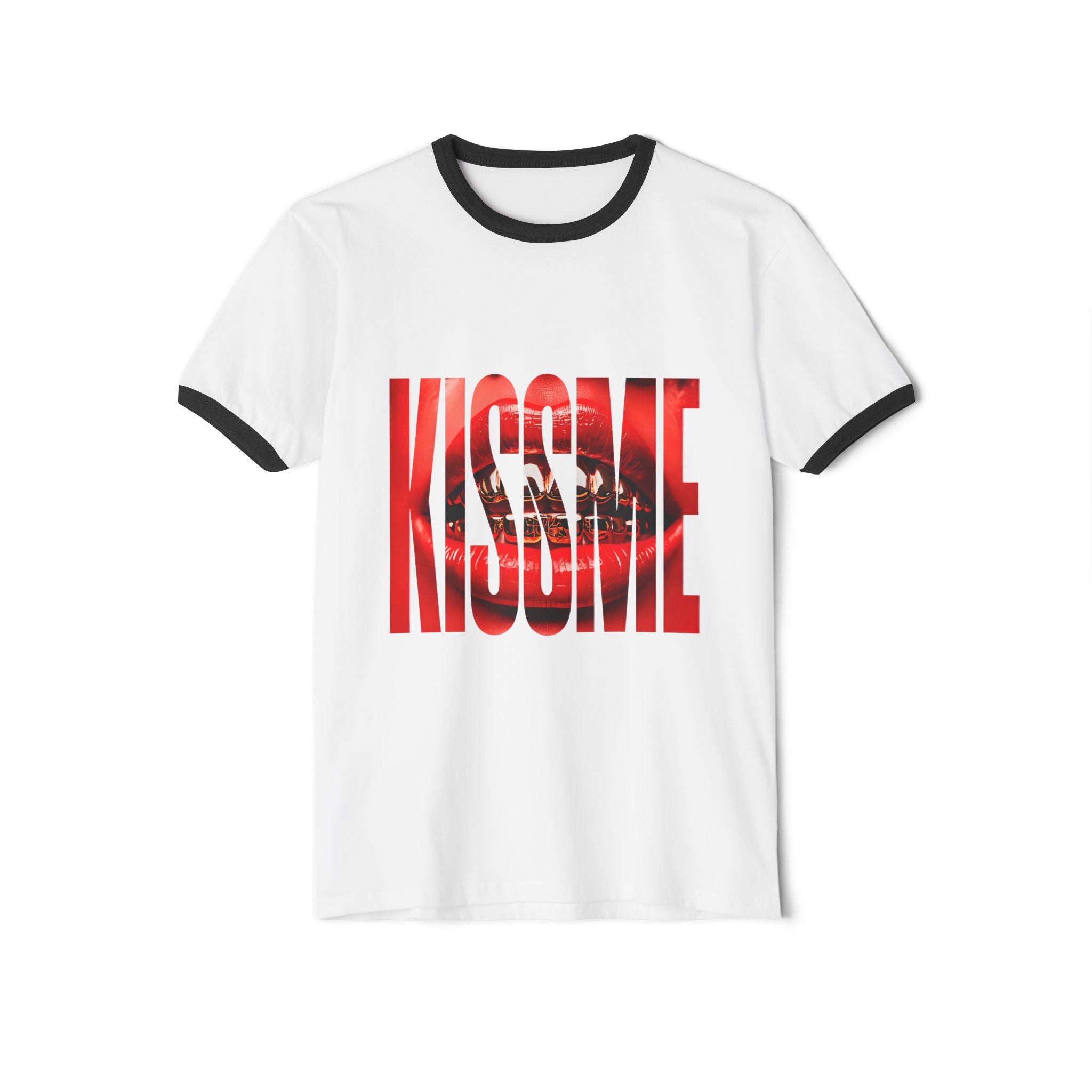 "Kiss Me" Ringer Tee