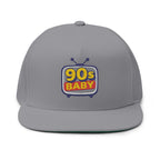 90s Baby Flat Bill Cap - Embroidered