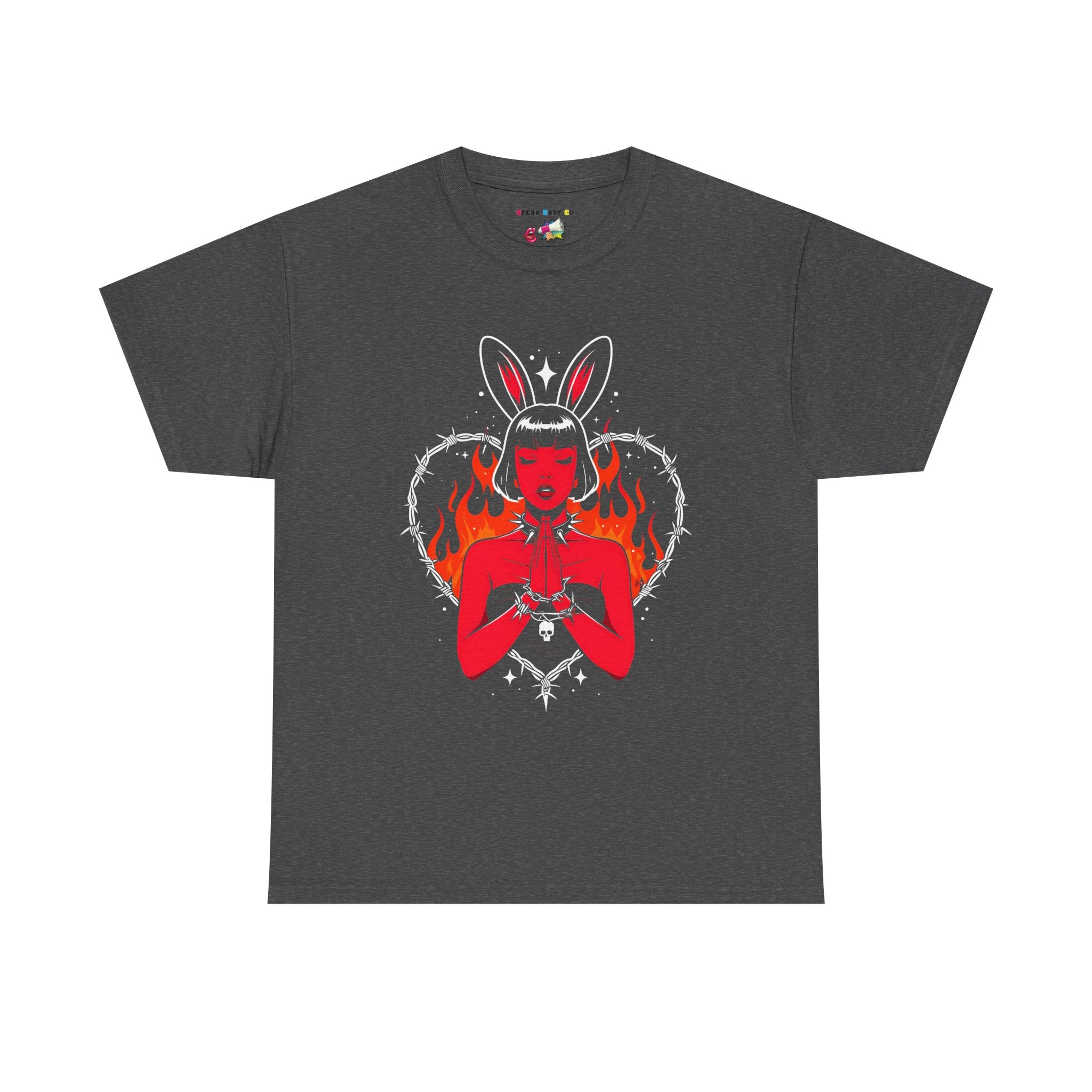 Edgy Bunny Heart Tee