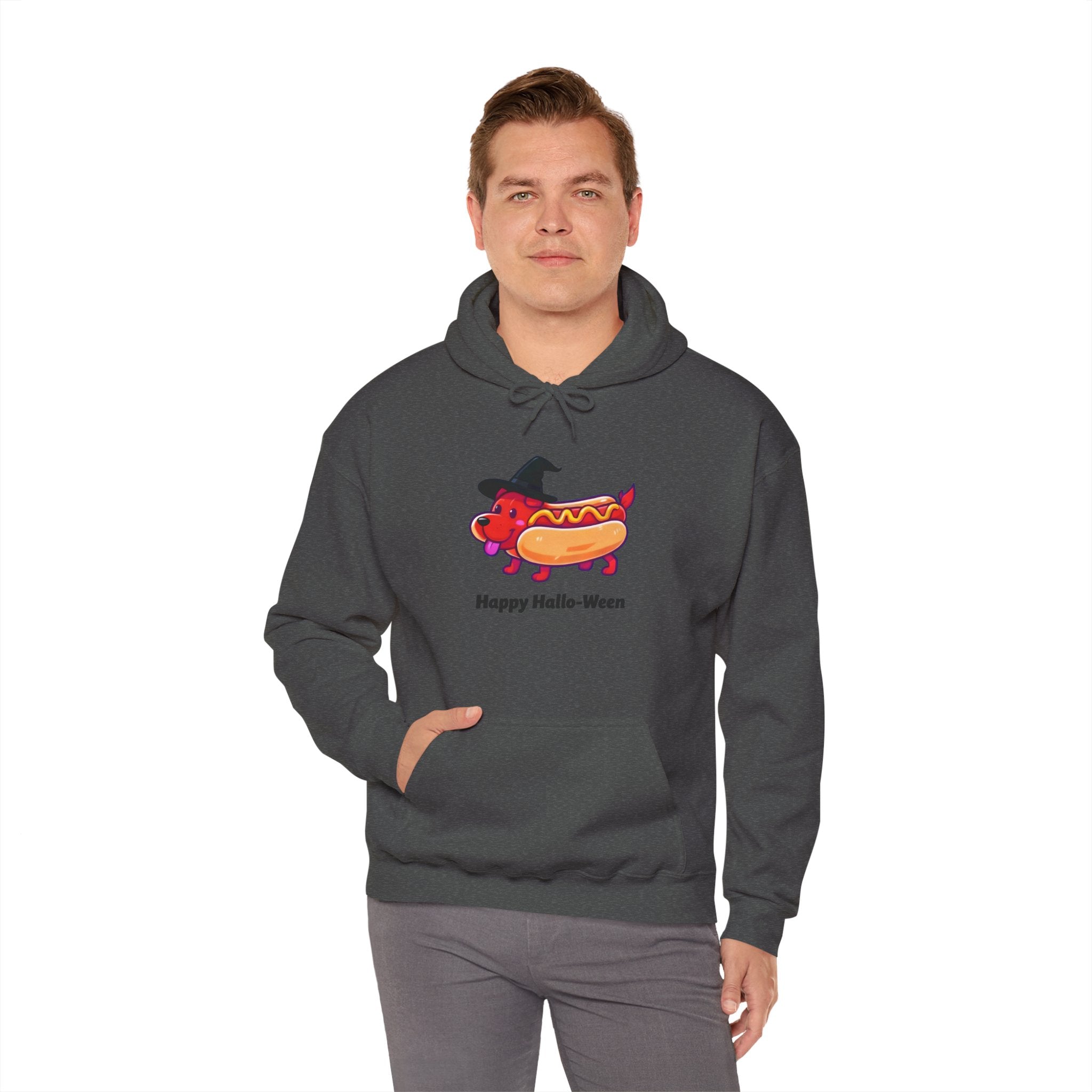 "Happy Hallo-Ween" Hotdog Costume Hoodie