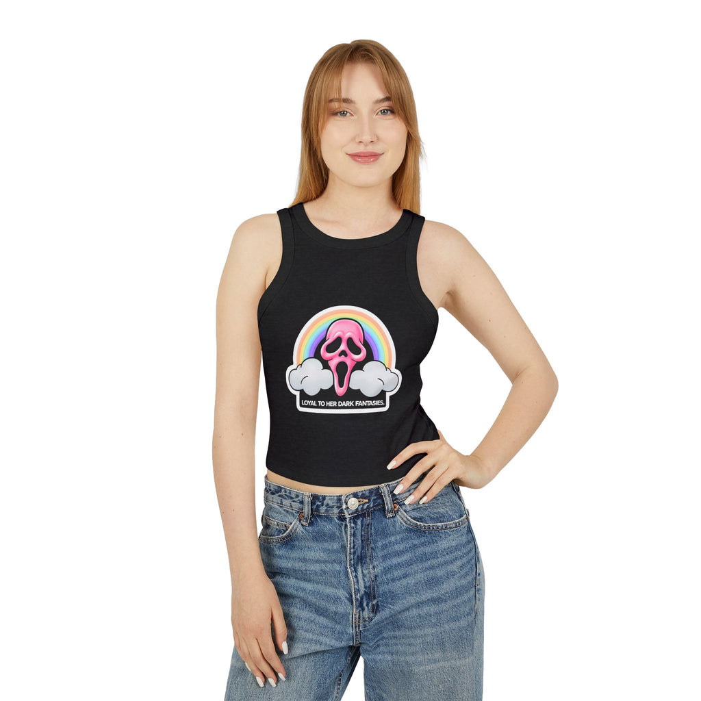 Ghostface Crop Tank Top