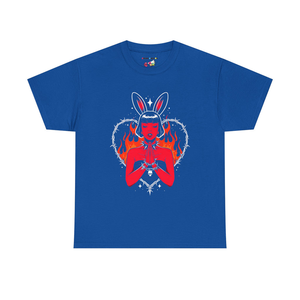 Edgy Bunny Heart Tee