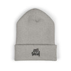 Anti Social Embroidered Cuffed Beanie