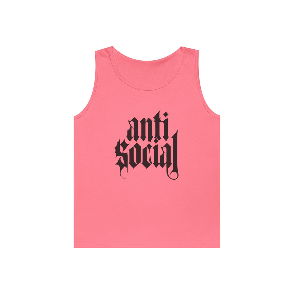 Anti-Social Heavy Cotton Tank Top