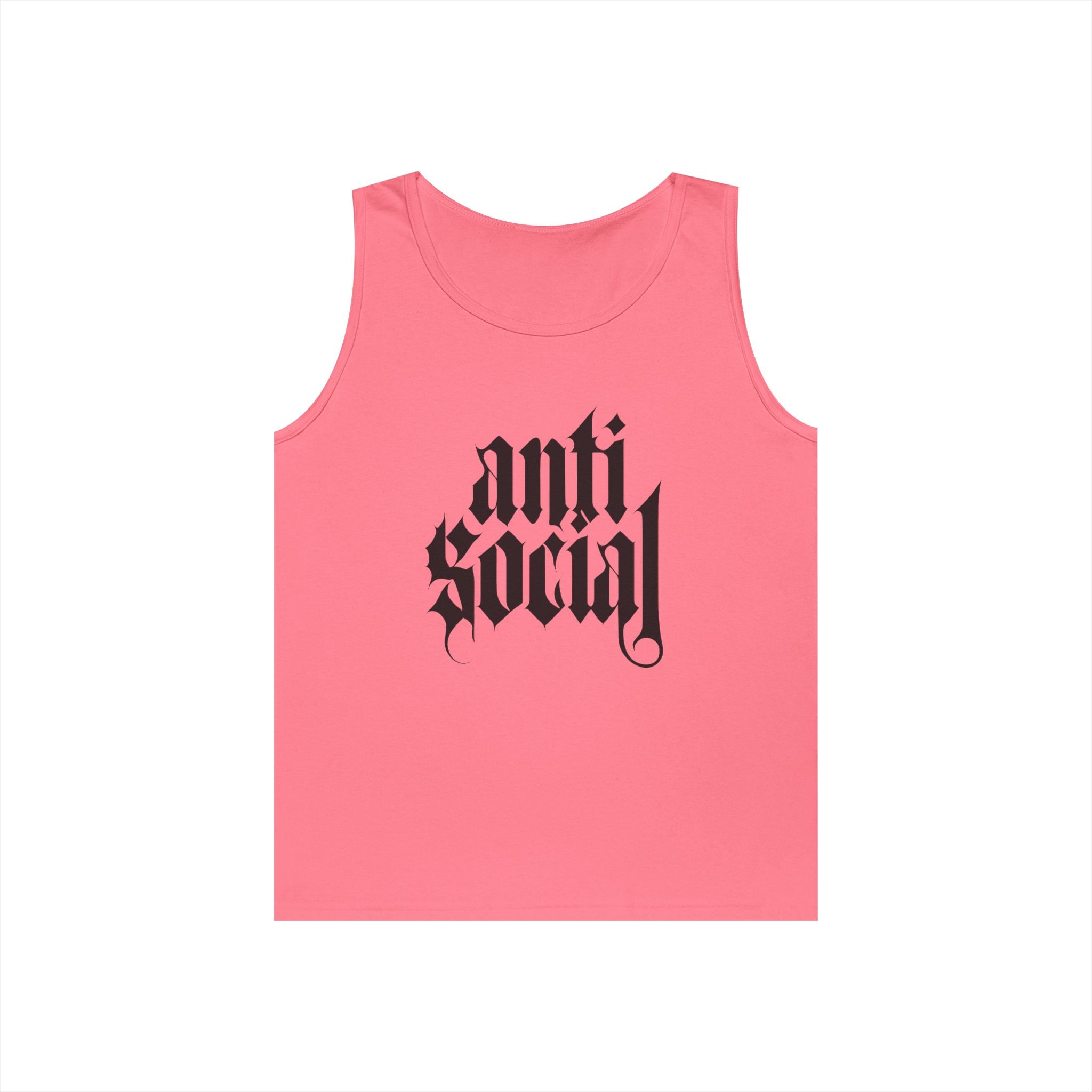 Anti-Social Heavy Cotton Tank Top