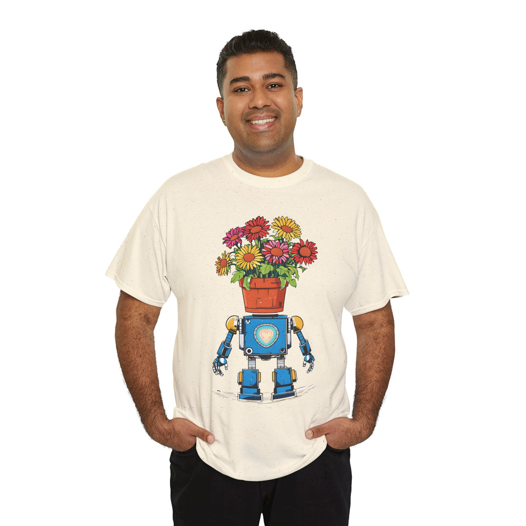 Robot Flower Power Tee