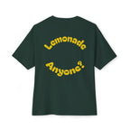 Humorous Oversized Tee - Squeeze Me, Lemonade Anyone?