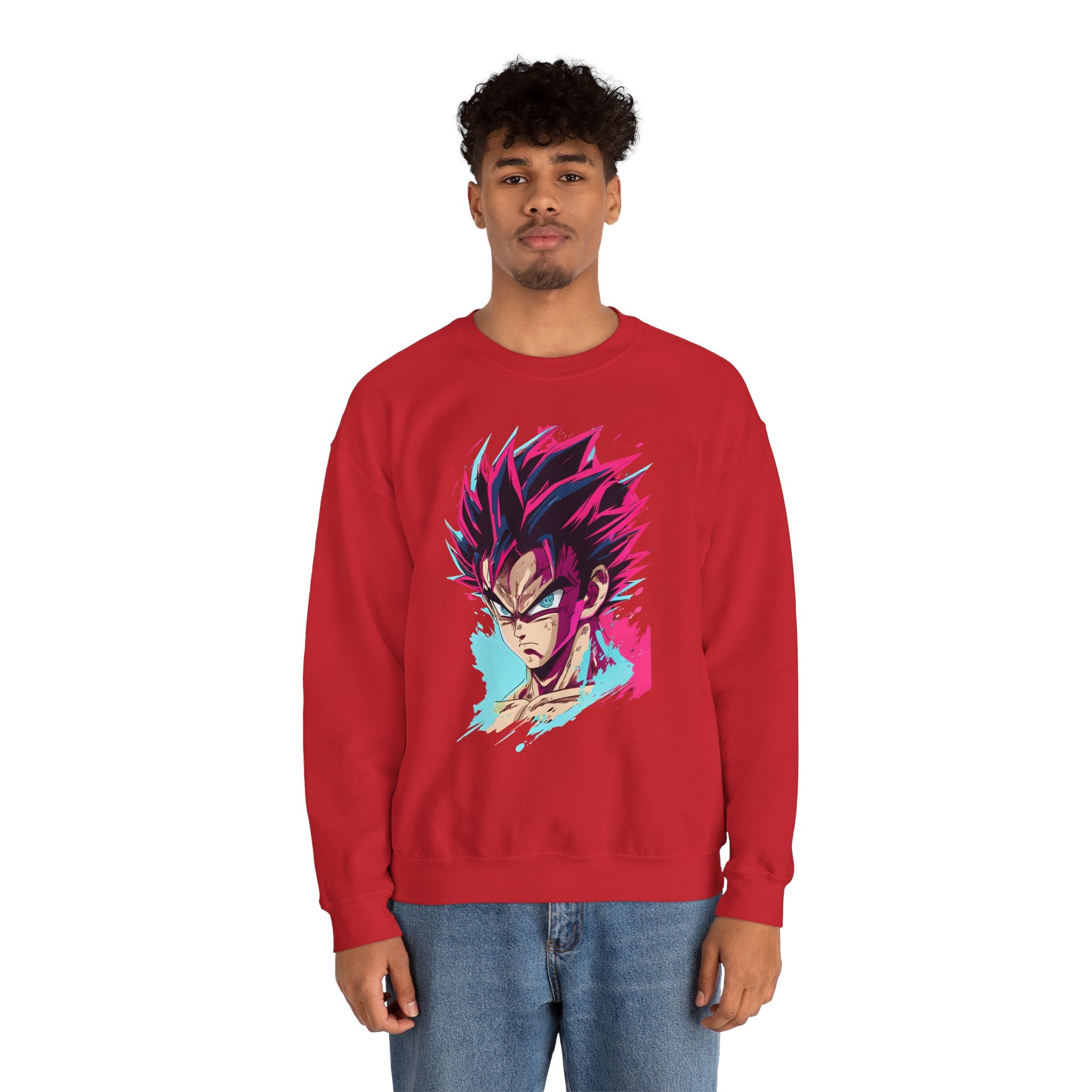 Anime-Inspired Crewneck Sweatshirt