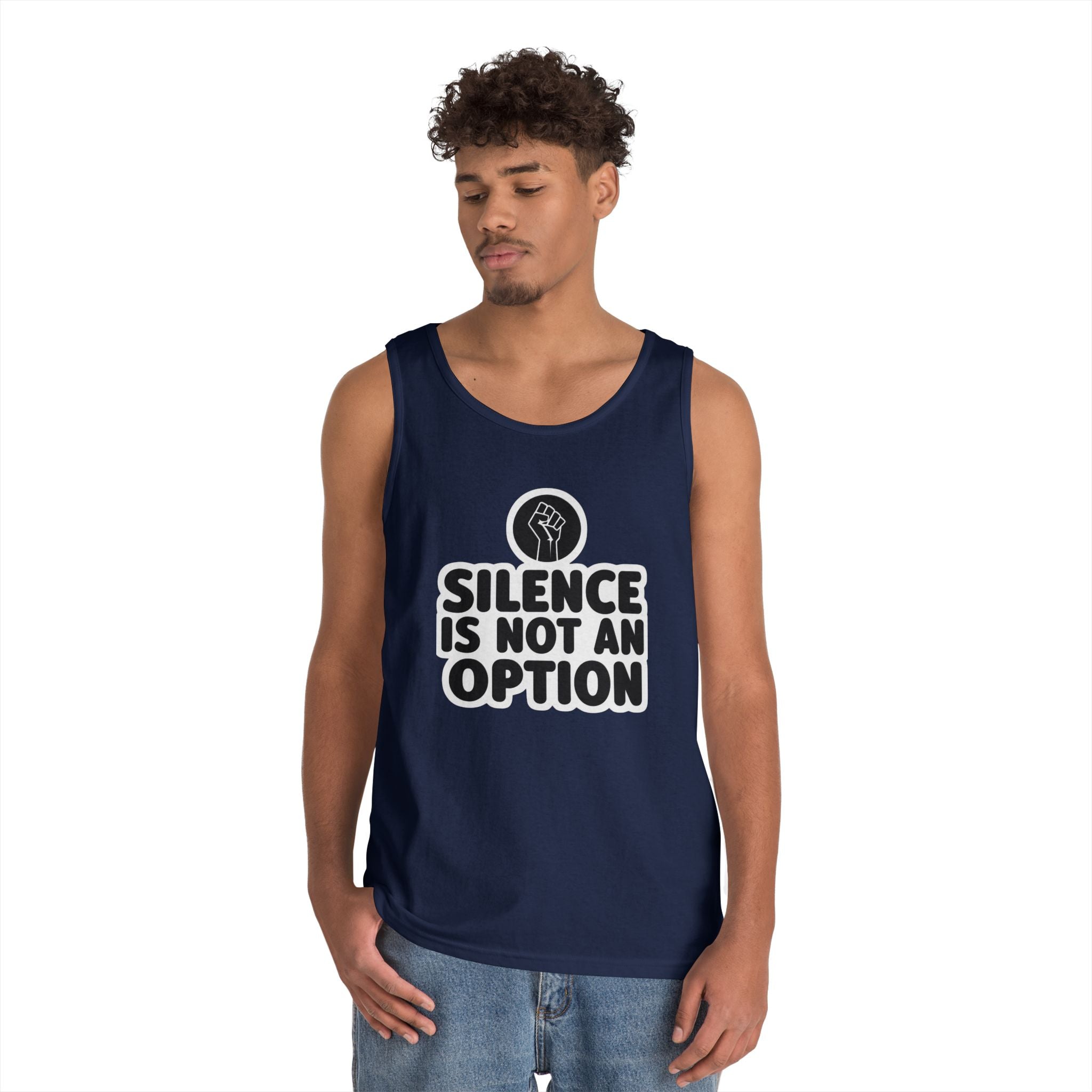 Protest Statement Tank Top - Unisex Heavy Cotton Tee, Activism Apparel, Gift for Advocates, Everyday Wear, Equality Message