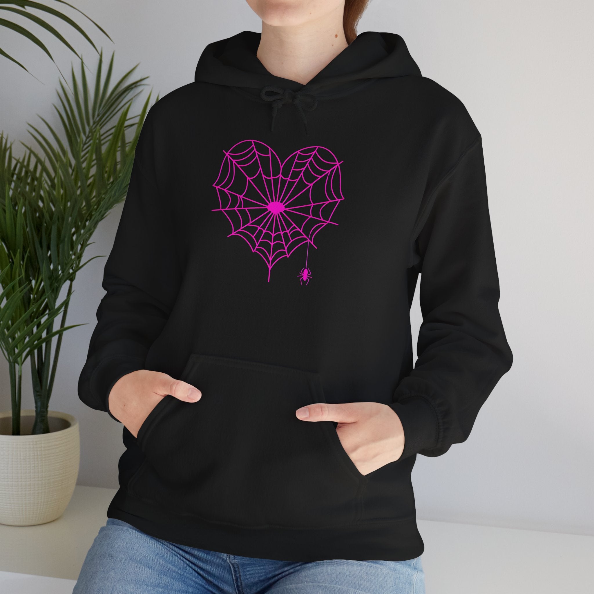 Spiderweb Heart Hoodie