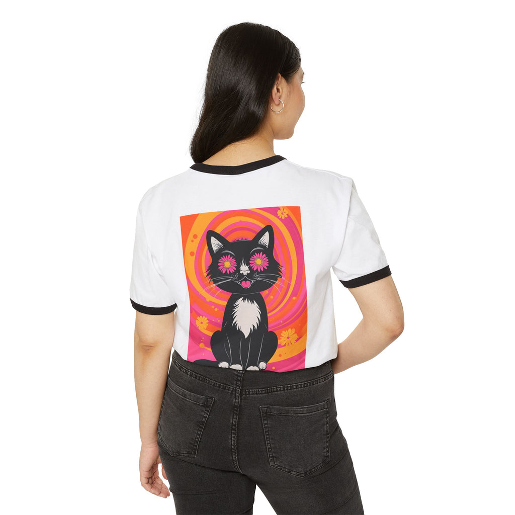 Ringer Tee-Disco Kitty
