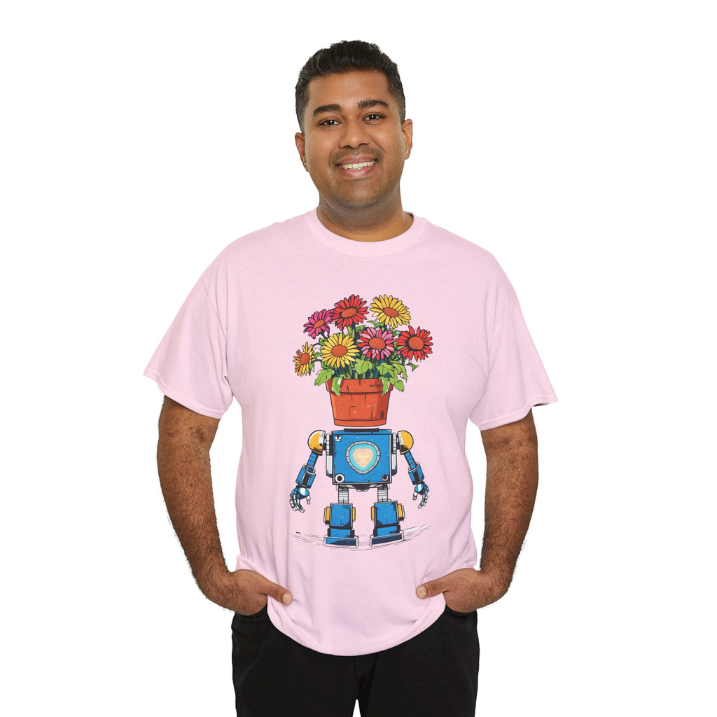 Robot Flower Power Tee
