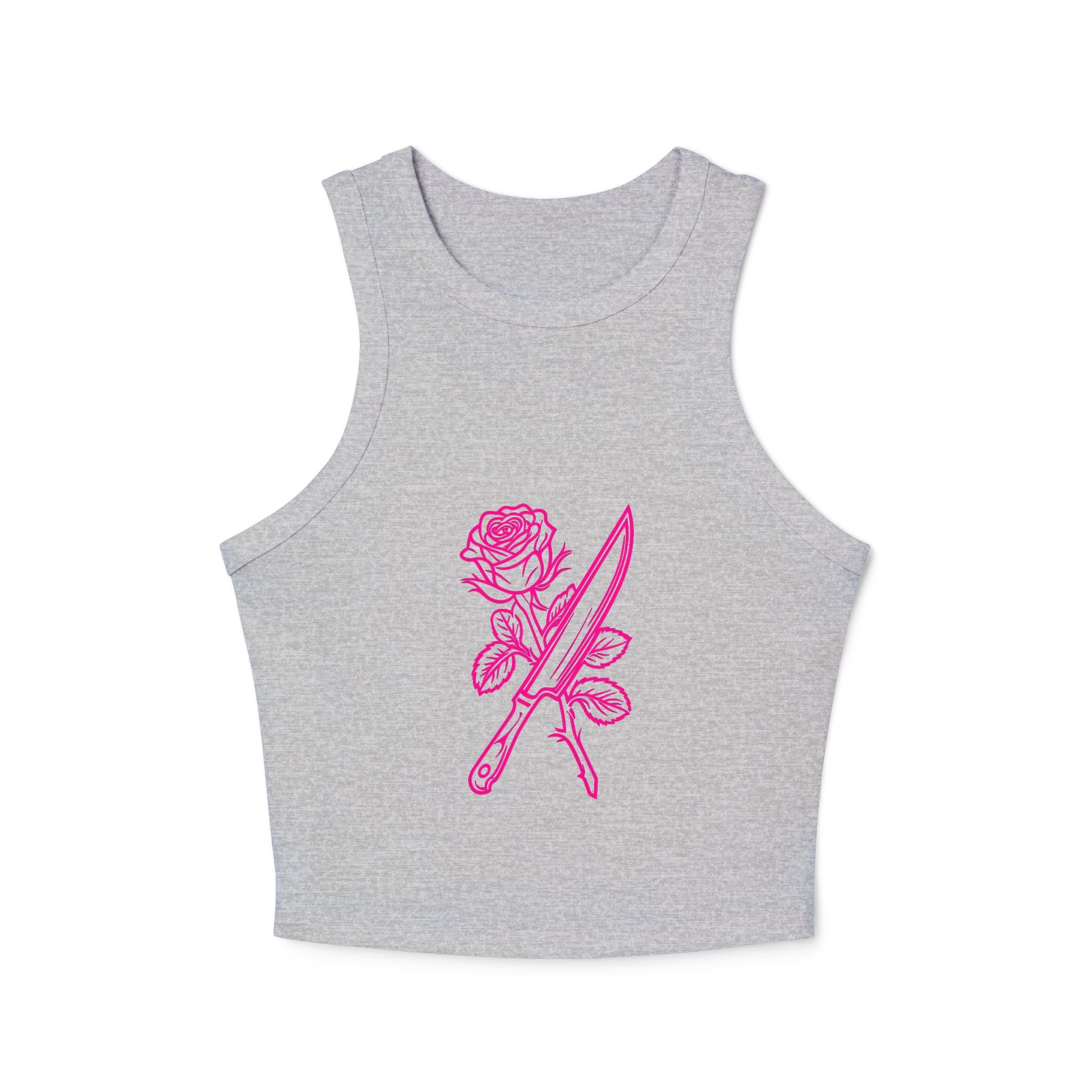 Rose & Knife Cropped Tank