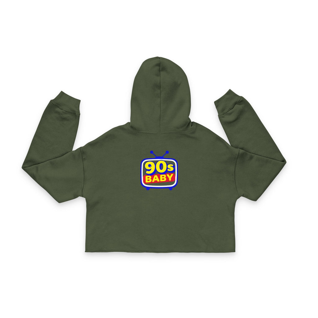 90s Baby Cropped Hoodie