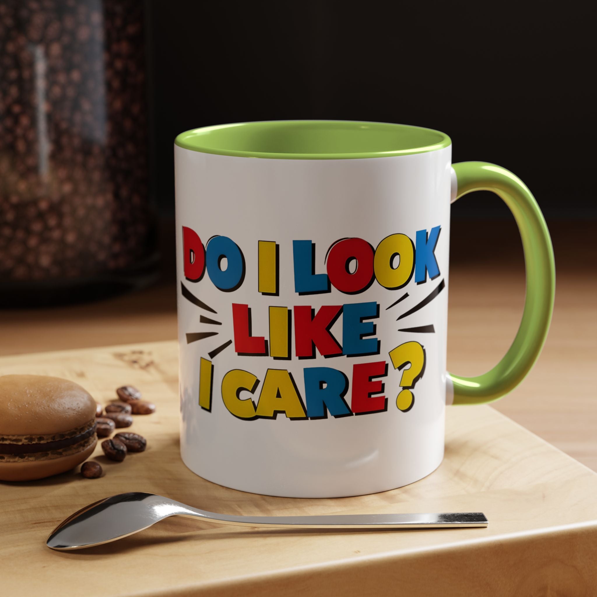 Do I Look Like I Care? Accent Mug