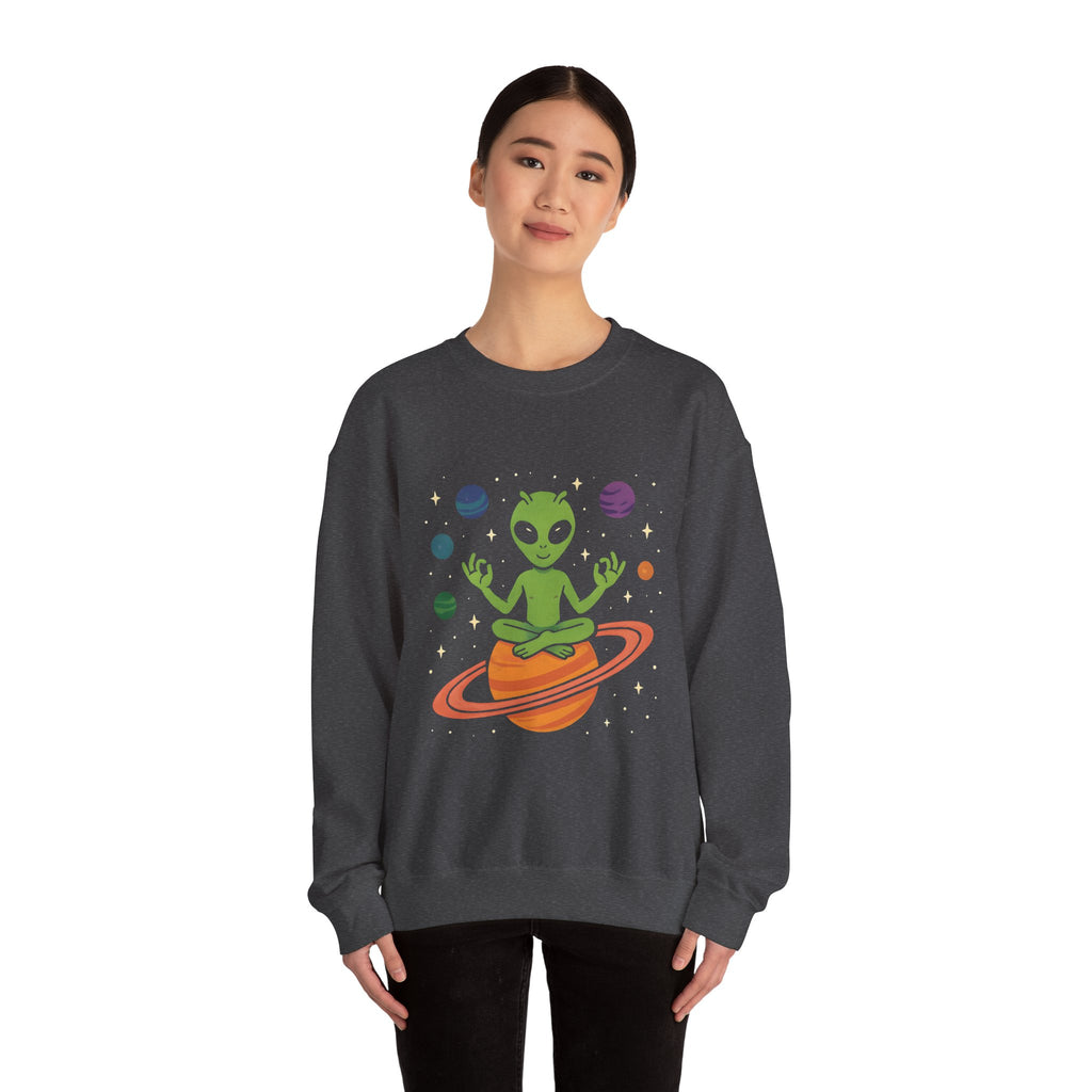 Galactic Alien Crewneck Sweatshirt