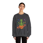 Galactic Alien Crewneck Sweatshirt