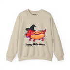 "Happy Hallo-Ween" Hotdog Costume Crewneck Sweatshirt