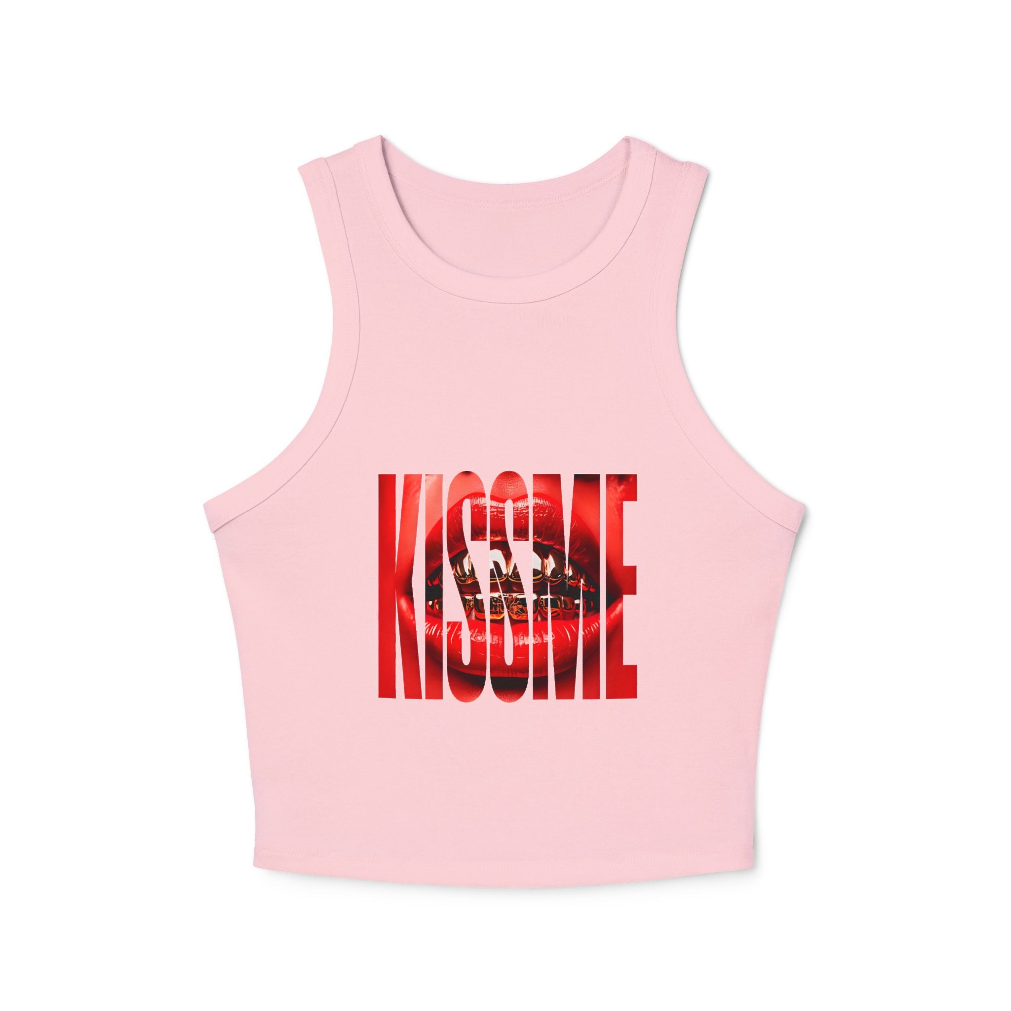"Kiss Me" Cropped Tank