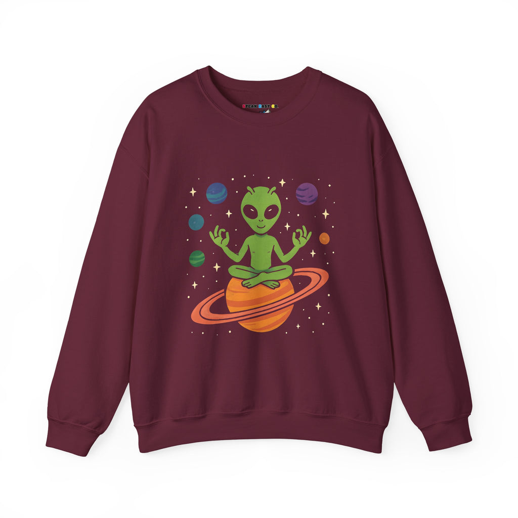 Galactic Alien Crewneck Sweatshirt
