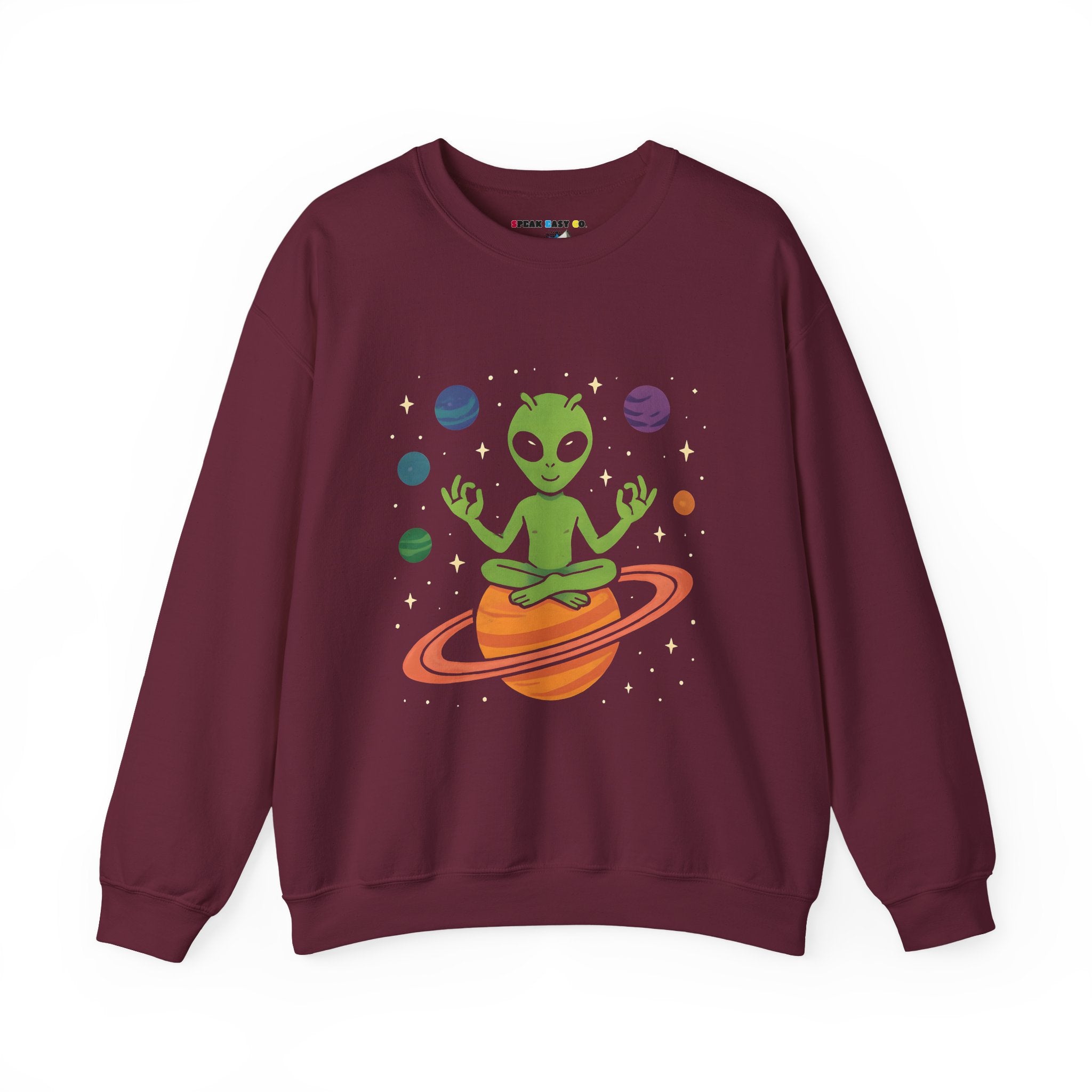 Galactic Alien Crewneck Sweatshirt