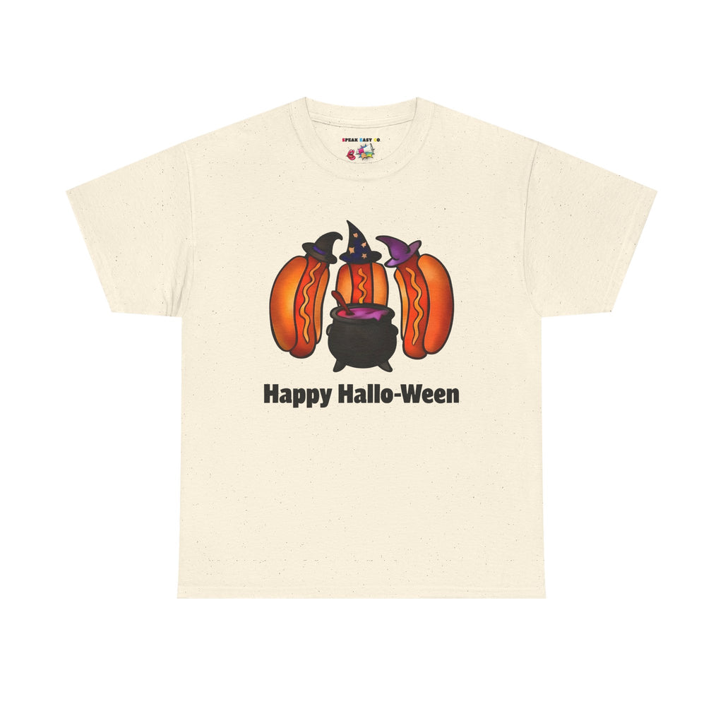 "Happy Hallo-Ween" Hotdog Witches Tee