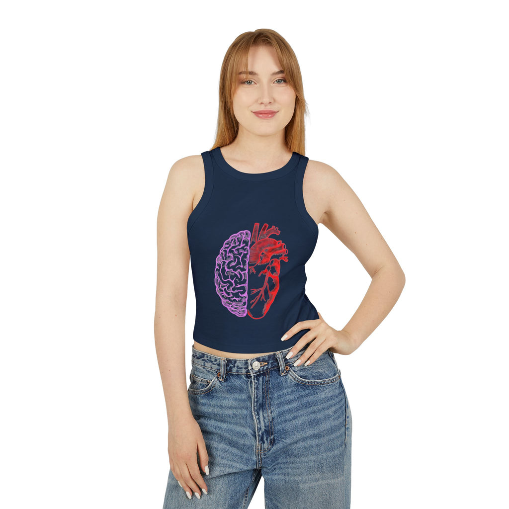Heart & Brain Cropped Tank