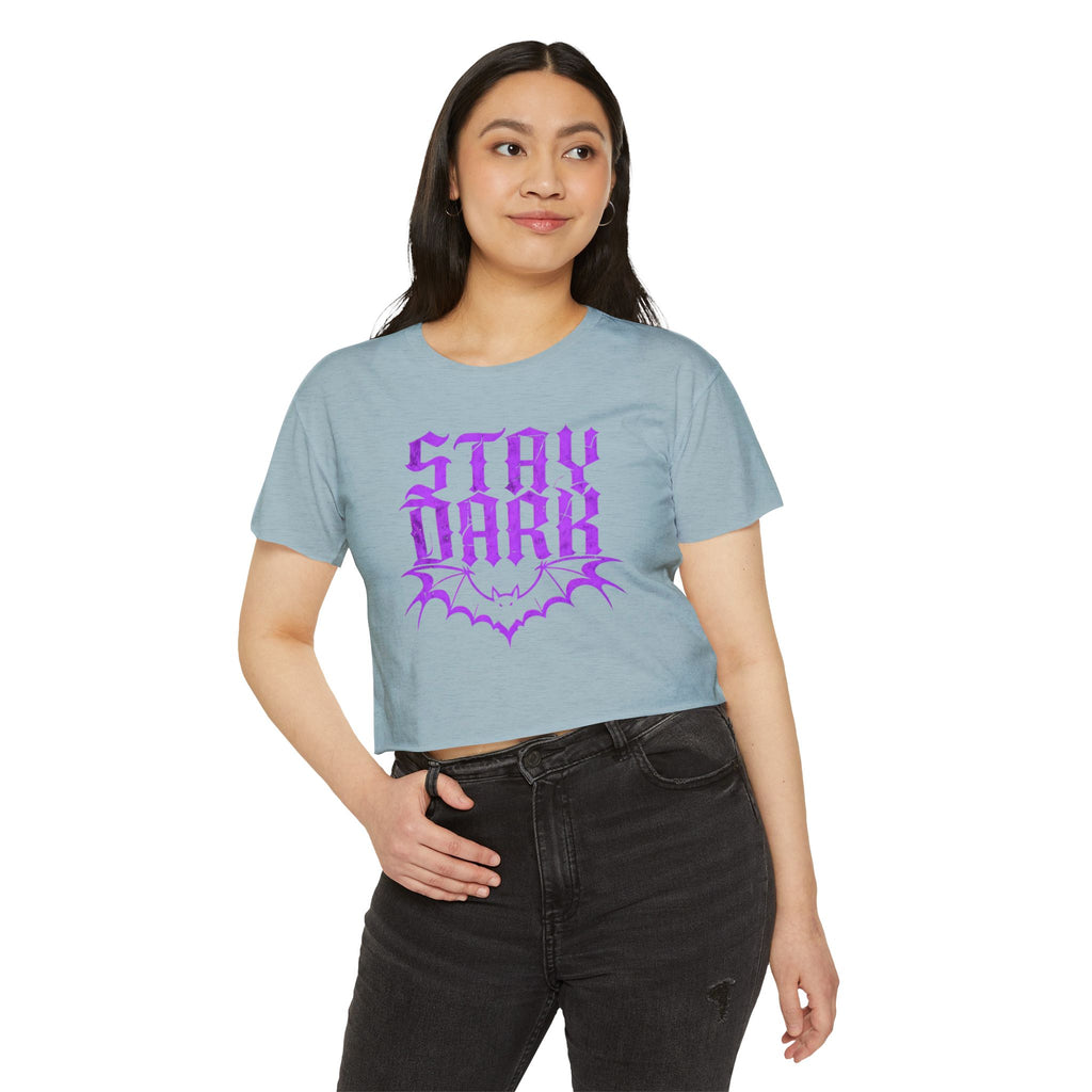 "Stay Dark" Cropped Tee