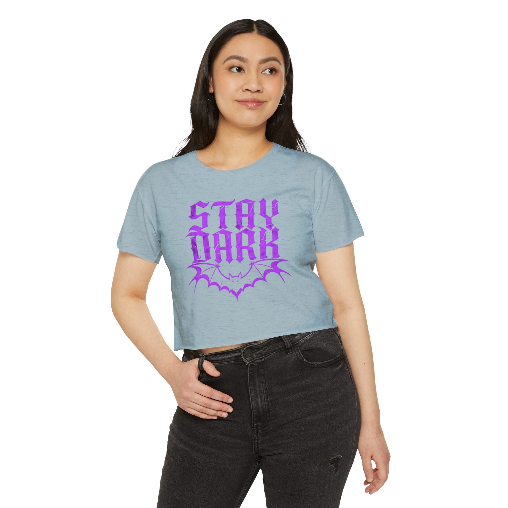 "Stay Dark" Cropped Tee