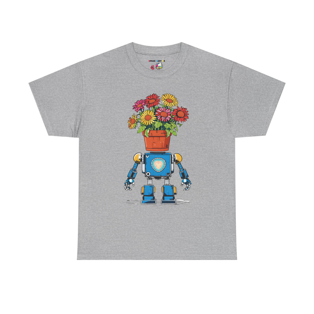 Robot Flower Power Tee