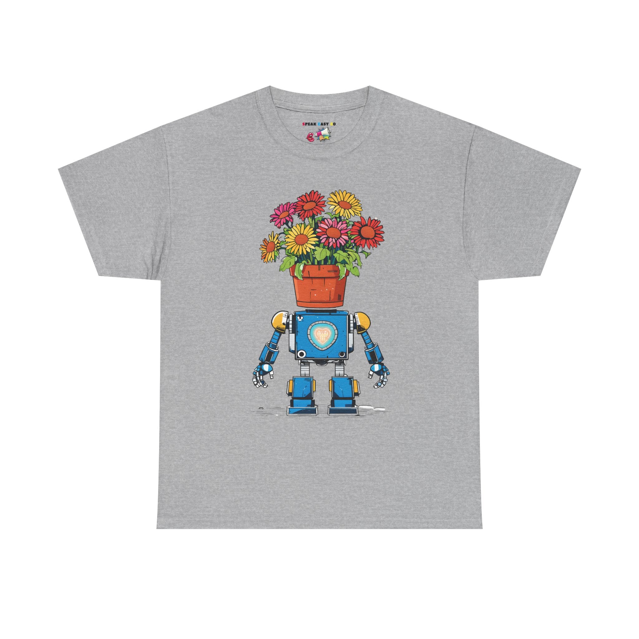 Robot Flower Power Tee