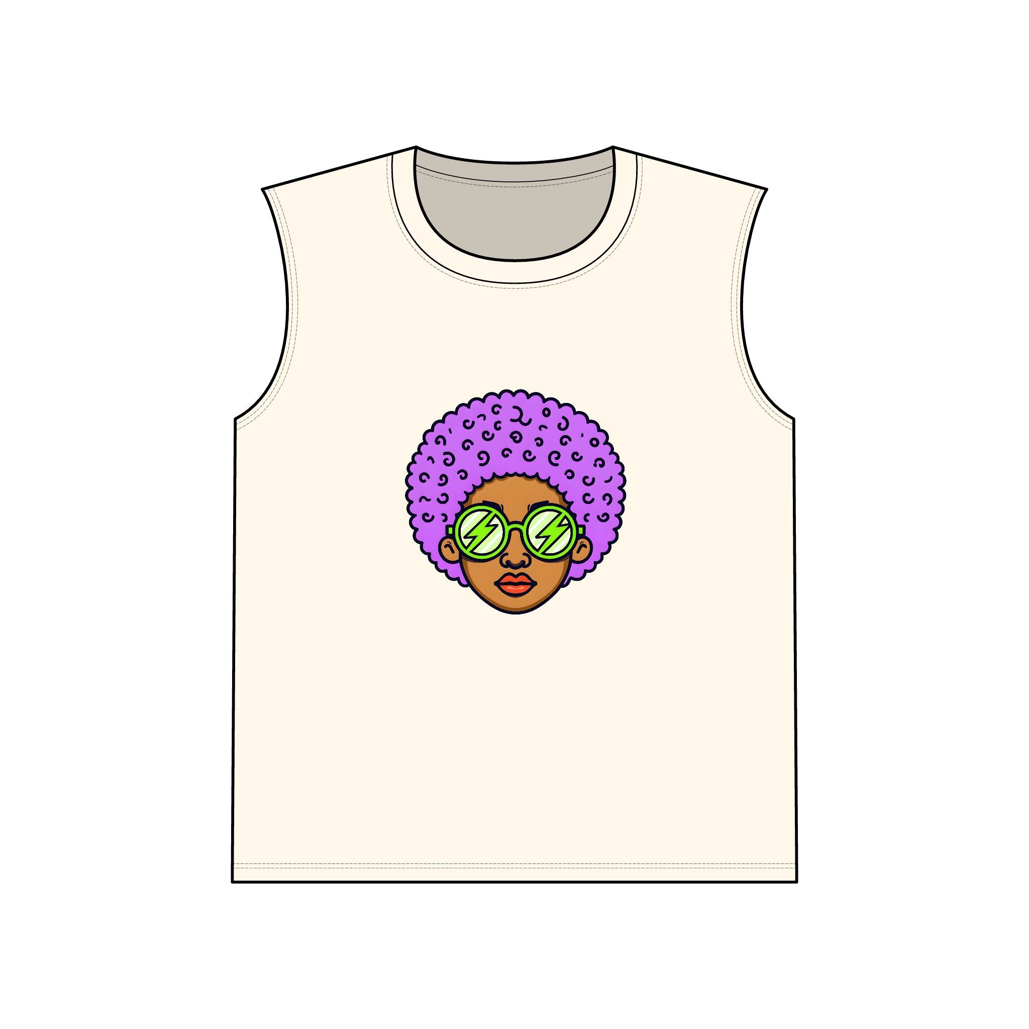 Afro Muscle Tank
