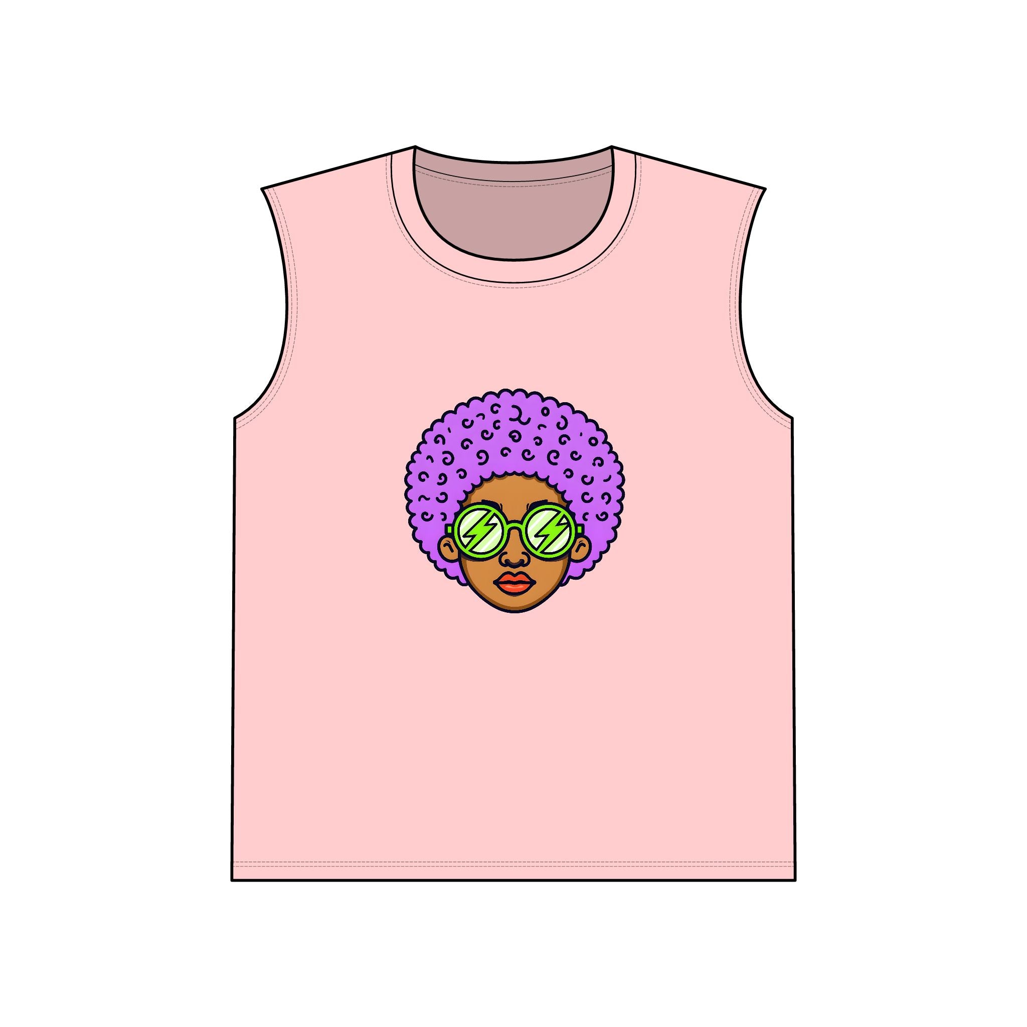 Afro Muscle Tank