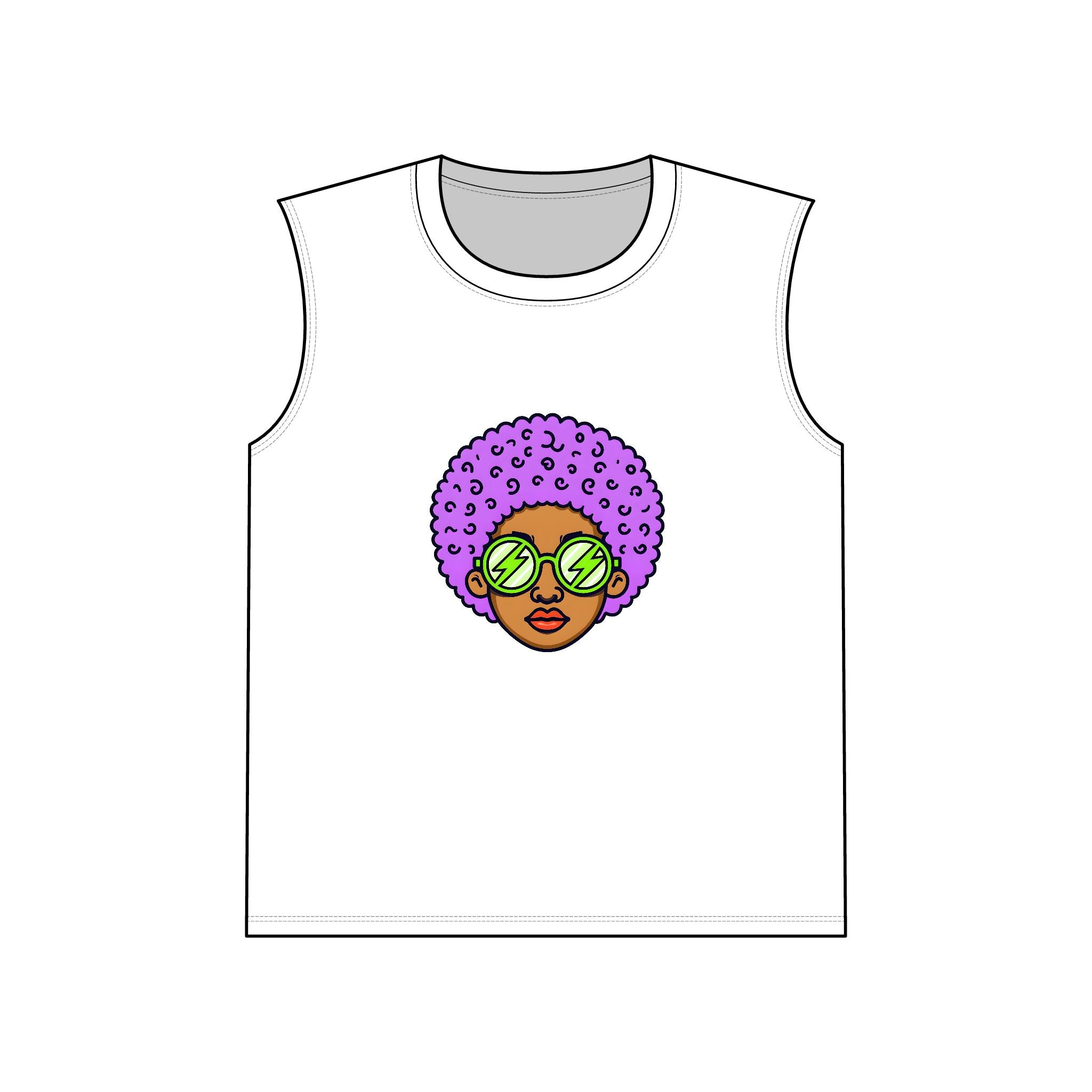 Afro Muscle Tank