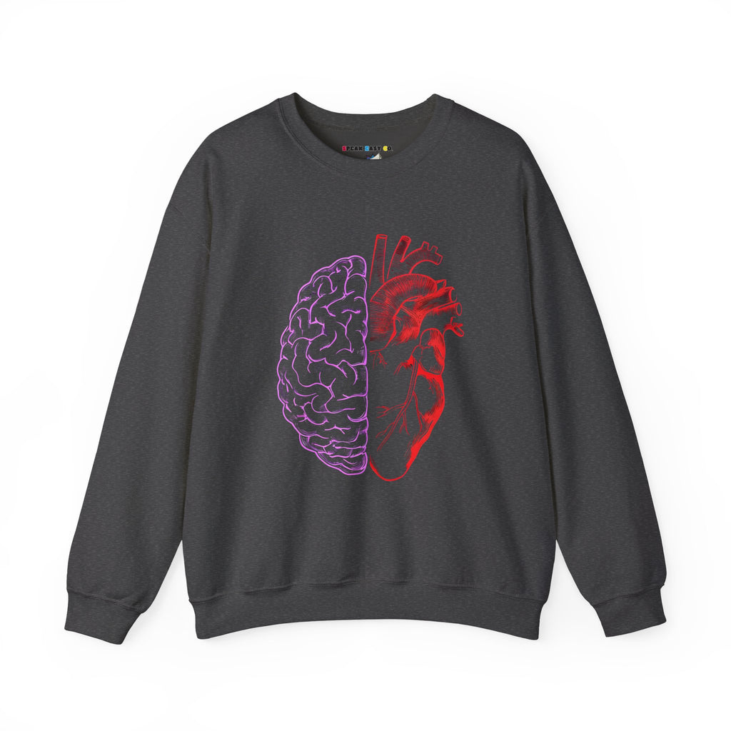 Heart & Brain Crewneck Sweatshirt
