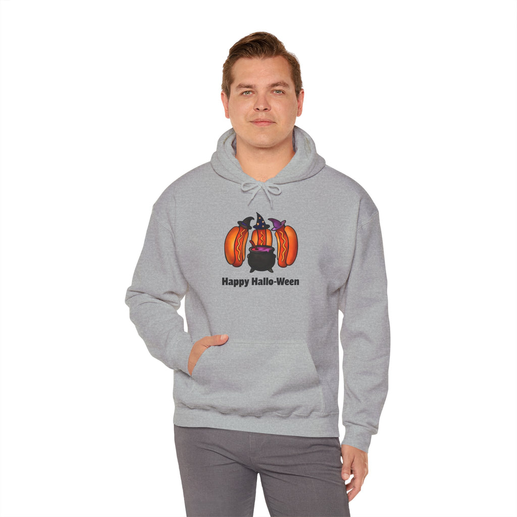 "Happy Hallo-Ween" Hotdog Witches Hoodie
