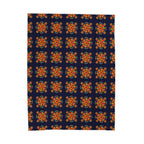 Geometric Design Velveteen Plush Blanket