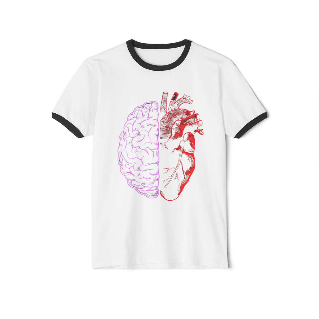 Heart & Brain Ringer Tee